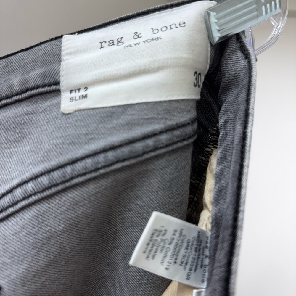 Rag & Bone Gray Slim Fit